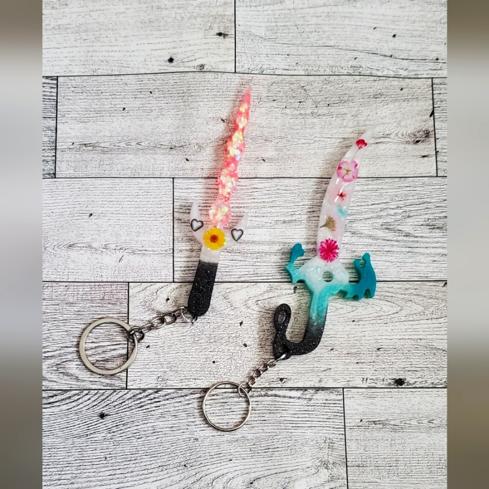 2/$18 2 self defense/dagger keychains